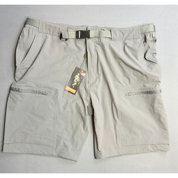 FREE SOLDIER Tactical Cargo Shorts Mens Lightweight Quick Dry Hiking Gray - Picture 1 of 5